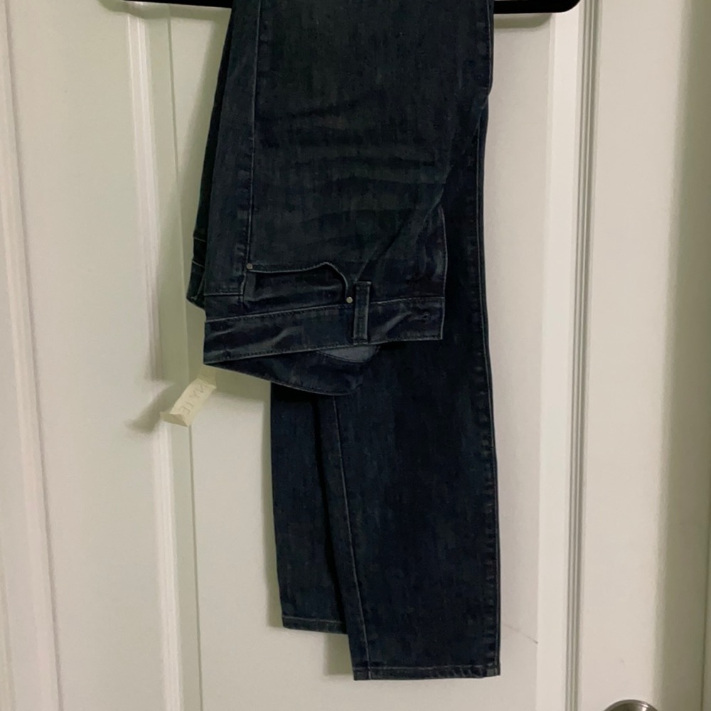 Ann Taylor dark wash skinny leg jeans